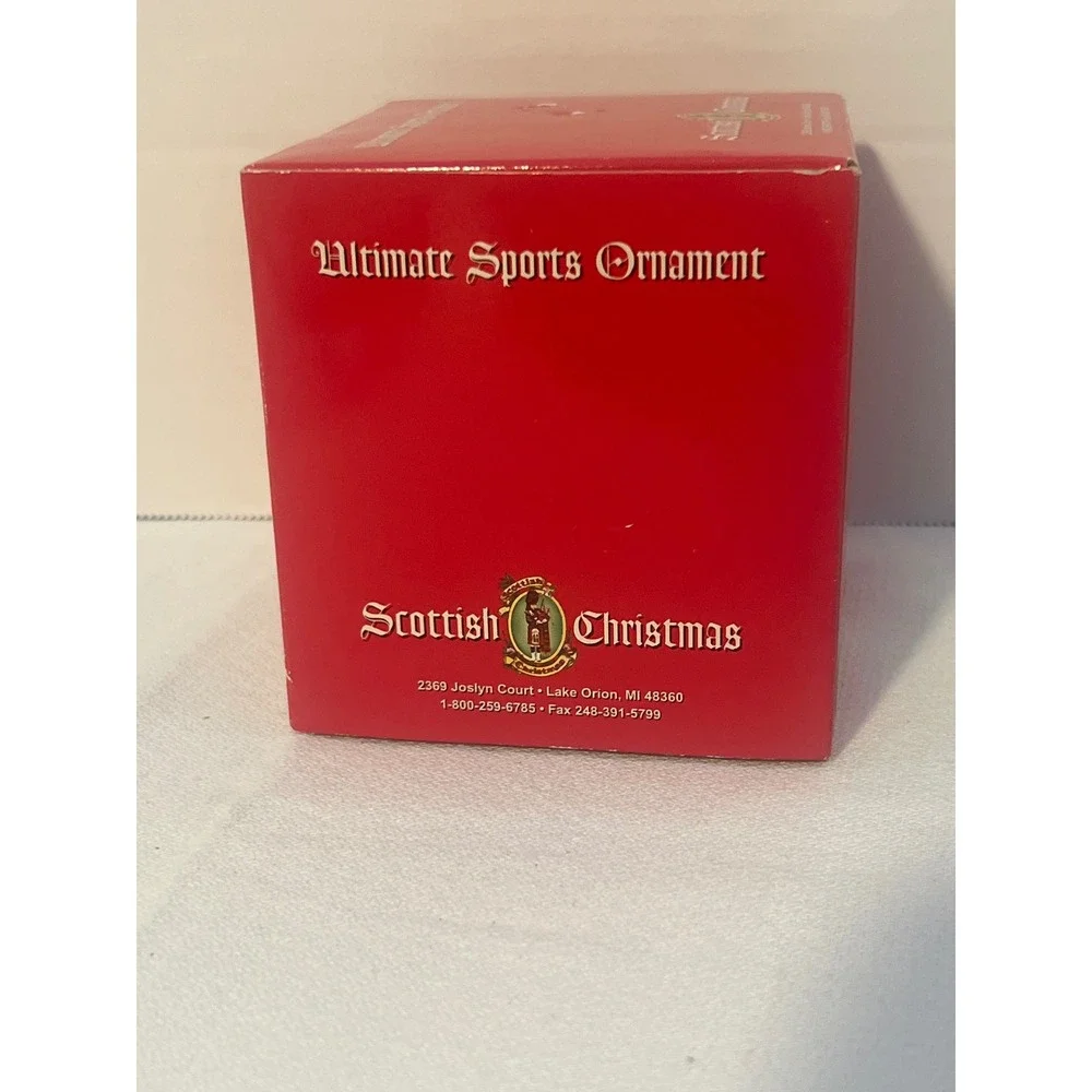 Scottish‎ Christmas Ultimate Sports Ornament Chicago Cubs Baseball Mouth Blown